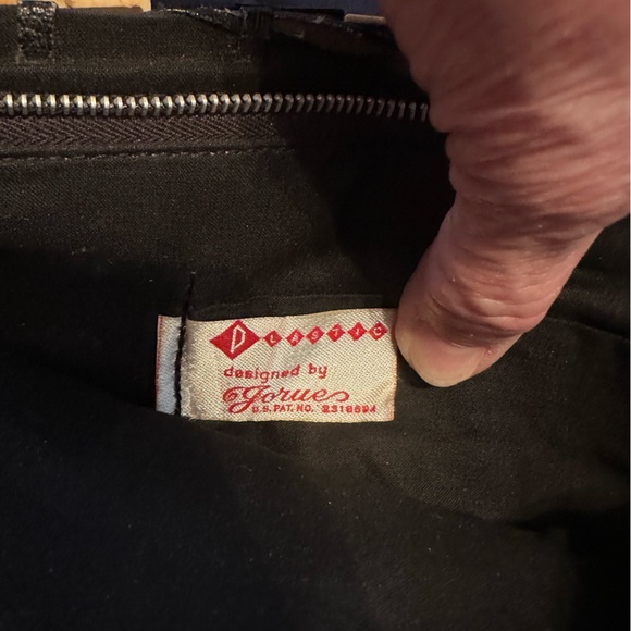 Black and White Checkered Clutch - Picture 4 of 5